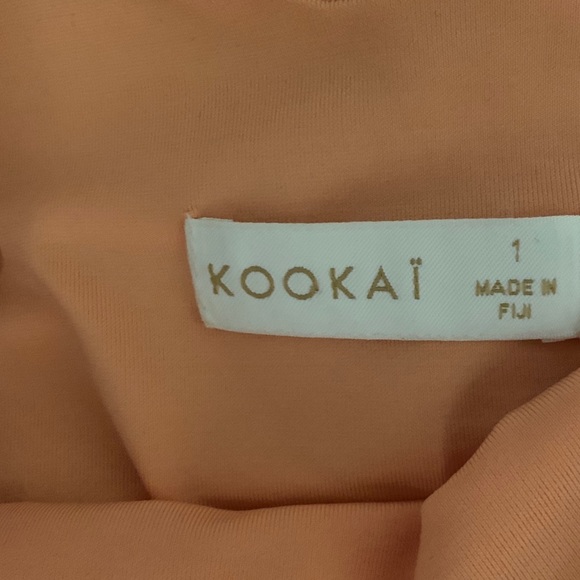 Kookai Orange Stretch Midi - Picture 2 of 2